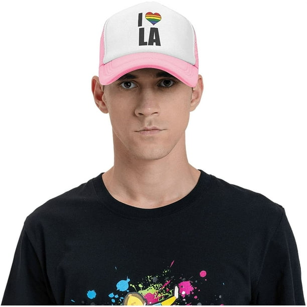 I Love LA Gay Pride Hats Trucker Hats Baseball Cap Running Hat Sun