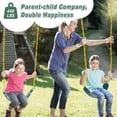 thumbnail image 4 of RedSwing Belt Swing Seat for Kid with 66" Heavy Duty Chains, Playground Swing Set Replacement Accessories with Snap Hooks, for Outdoor Backyard Play Safety, Green, 4 of 9