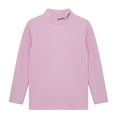 thumbnail image 3 of Alvivi Kids Girls Boys Compression Shirt Mock Neck Base Layer Athletic Sport Undershirt Pink 2-3, 3 of 7