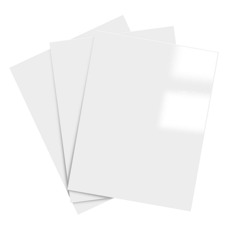 Premium Glossy White 80lb 8.5 x 11 Cardstock - Double Sided, JAM Paper