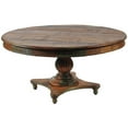thumbnail image 2 of Trinidad Solid Reclaimed Wood 60" Round Dining Table in Multi-Color, 2 of 2
