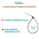 thumbnail image 1 of Ziptie.com Cable de Manguera de Combustible Negra de 8 pulgadas, Resis, 1 of 2