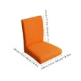 thumbnail image 3 of Universal Chair Cover under $5! Ke1Clo Thickened Elastic for Dining Hotel Stool Protection Easy Fit Washable, 3 of 3