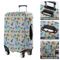 thumbnail image 5 of Colorful Dinosaurs Eggs Palms Pattern Luggage Cover Fashion Suitcase Cover Baggage Covers Fit 25-28 Inch Luggage (Go Travel), 5 of 5