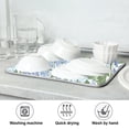 thumbnail image 7 of Yayeee Dish Drying Mat for Kitchen Counter 16"x18" Microfiber Absorbent Pad, Vibrant Hydrangeas Pattern, 7 of 7