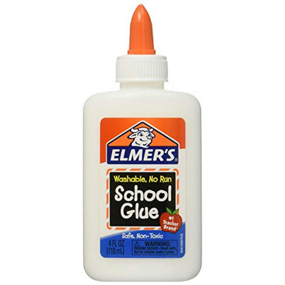 Elmer's Washable School Glue 4 Fl Oz / 118 Ml (Pack of 6)