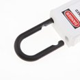 thumbnail image 4 of Candado de seguridad kusrkot con grillete de 25 mm con llave diferente White_2, 4 of 8