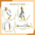 thumbnail image 6 of Lazy Duck Computer Decoration, Intricate 3D Cute Duck Figurine for Desk, Funny Decoration for Computer Monitor, Office Desk, and Car Interior, 6 of 6
