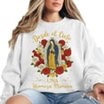 thumbnail image 2 of Desde El Cielo Una Hermosa Manana Sweatshirt – Virgin Mary Nuestra Sennora de Guadalupe Mexican Christmas Sweater, Religious Faith Gift for Men and Women, 2 of 7