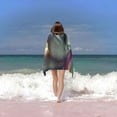 thumbnail image 6 of PHYHOO  Galaxy Unicorn Head Beach Towel, Absorbent Quick Dry Swimming Yoga Beach Towels,Sand Free Microfiber Beach Towel 30x60in, 6 of 8