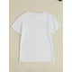 thumbnail image 2 of Camiseta de San Patricio con trébol de la suerte para mujer, informal, de punto de algodón con cuello redondo y estampado floral, largo regular para primavera/verano/otoño, 100 % algodón, para uso inf, 2 of 6