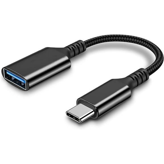USB C OTG Adapter, USB C to USB Compatible for Samsung Galaxy S9/S10/S20/S21/S21  Note 10/10 /20 Ultra, Thunderbolt 3 to USB 3.0 Female On The Go Cable Compatible with MacBook Pro/Air 2020