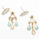 thumbnail image 4 of Pendientes colgantes originales con forma de nube y lluvia azul para mujer, joyería encantadora con esmalte blanco suave, talla única, 4 of 5