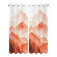 thumbnail image 2 of nqOlkjepod Outdoor Curtains for Patio Waterproof, Boho Red Forest Outdoor Privacy Panels Grommet, Modern Watercolor Mountains Trees Blackout Outside Curtains for Porch/Cabana 54"x95", 2 Panels, 2 of 8