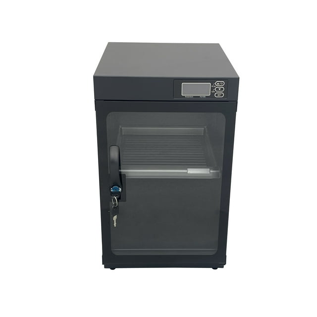 INTBUYING 30L 2 Layers Camera Lens Dehumidifying Dry Cabinet Digital Control Dry Box Noiseless Energy Saving Storage for Camera Lens Electronic Equipment Storage