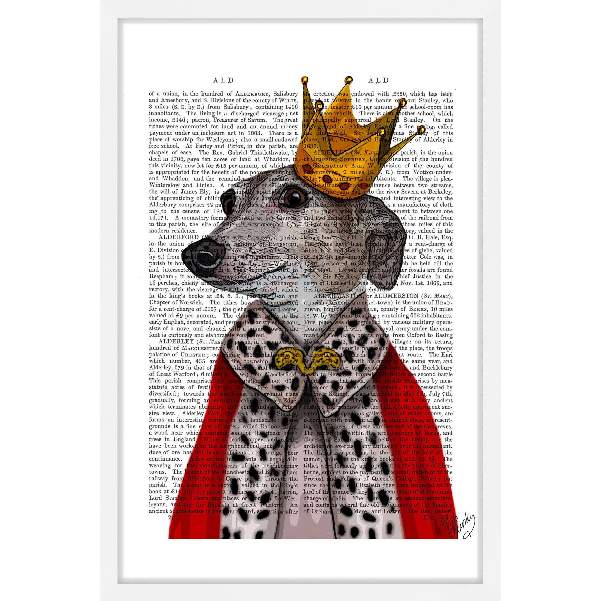 Marmont Hill "Greyhound Queen" Framed Painting Print