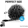 thumbnail image 5 of Loofah Sponge Lufa Shower Puffs Luffa Bath Sponge Mens for Shower (4 Pack Black), 5 of 7