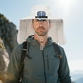 thumbnail image 3 of Brim Fan Hat Wide Brim Solar USB Powered UPF 50+ for Men Outdoor Fishing Camping, 3 of 3