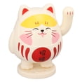 thumbnail image 4 of Fortune Cat Figure,Waving Lucky Cat Solar Wealth Welcoming Cat Cute Lucky Cat Future-Proof Design, 4 of 8