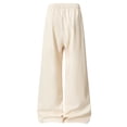 thumbnail image 4 of Hurxie Mens Baggy Sweatpants Casual Pants Elastic Drawstring Waist with Pockets Loose Fit Wide Leg Joggers Khaki,5XL, 4 of 7