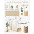 thumbnail image 3 of Nemo and Her Woodland Nursery Art Print Set of 4, Nursery Wall Art Decor, Picture Frames and Cute Animals Prints for Kids Playroom Decoration, 3 of 8