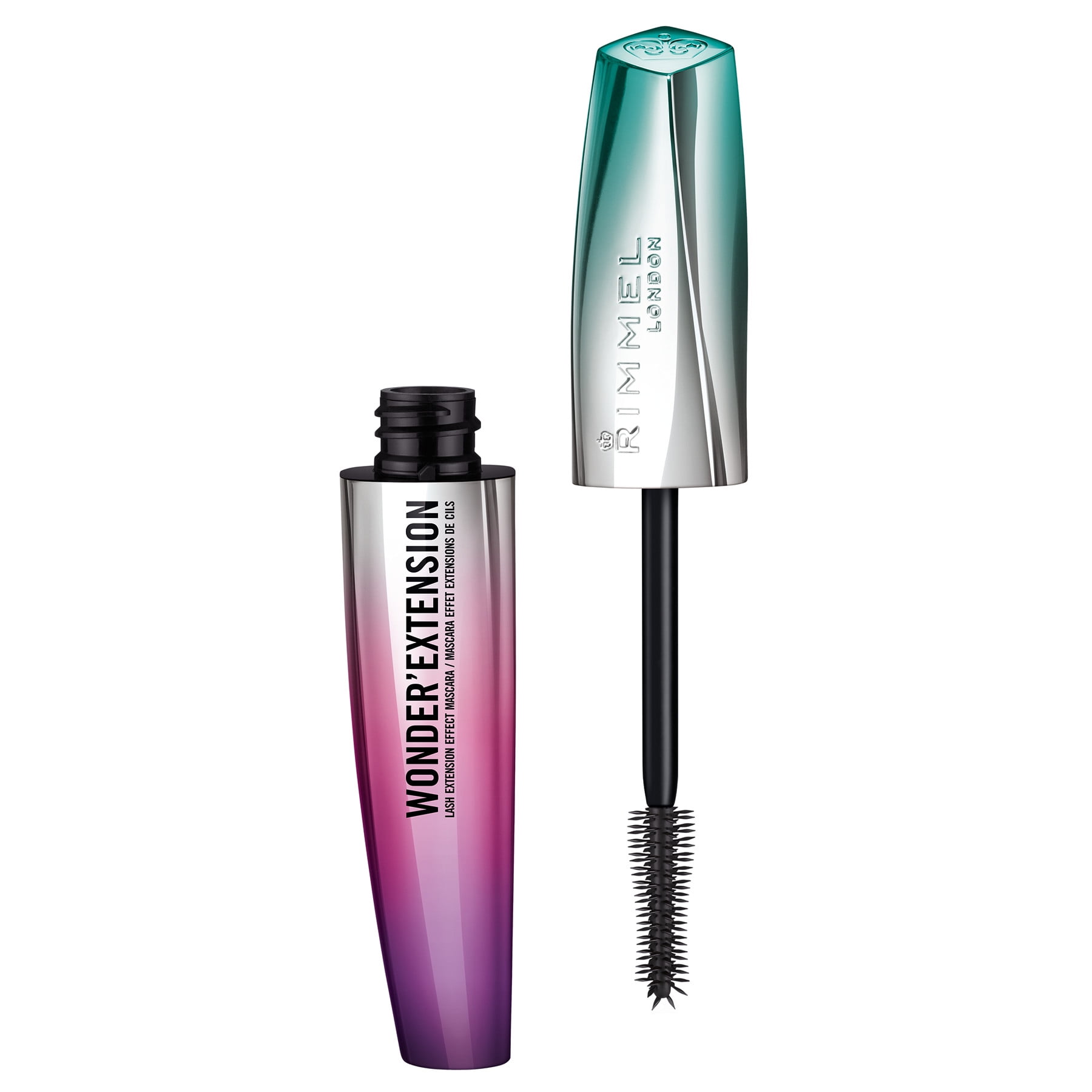 Rimmel Wonder'Extension Mascara, 002 Brown Black, 0.37 oz - Walmart.com