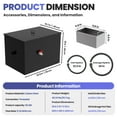 thumbnail image 7 of Kitchen Waste Water Separator, 30 lb, Three-Layer Protection, Grease Trap Box, Commercial Grease Interceptor, for Processing Plant, Restaurant, Cafe, 7 of 7