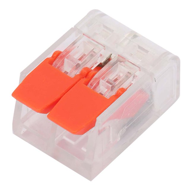 Bloque de terminales conector de terminal conector de cable terminal pct-412 terminal 30 piezas PCT-412 Conectores de cable rápido Universal Compact Plug In bloque de terminales ANGGREK Otros