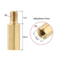 thumbnail image 3 of Uxcell Brass M5 20mm+7mm Male-Female Hex Standoff 20 Pack, 3 of 5