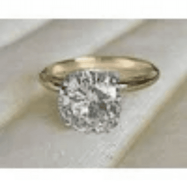 1.60CT Lab Created Diamond (VVS1,G-H) Solitaire Ring 14K Yellow Gold Fine Jewelry for Women Gifts