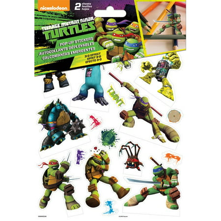Sticker Pop-Up - Teenage Mutant Ninja Turtles 3D New Toys Games st5131