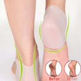 thumbnail image 4 of 1pc Silicone Moisturizing Gel Heel Sock Cracked Foot Skin Soft Care Protector Support, 4 of 5