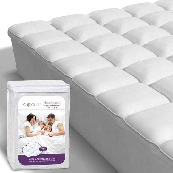 Protector de colchón SafeRest CloudGuard Queen impermeable acolchado