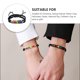 thumbnail image 5 of 1 par de cuerdas manuales de nylon amantes ajustables pulseras de brazaletes de arco iris pulseras, 5 of 5