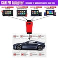 thumbnail image 3 of Autel CAN FD Adapter Compatible with Autel MX808 MS906 IM608 Ultra etc Scanner Diagnostic Scan Tool， for GM MY2020 Vehicles, 3 of 6