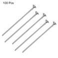 thumbnail image 3 of Uxcell 100Pcs Flat Head Pins for Jewelry Making 70mm Brass Flat Head Pins Jewelry Head Pins 20 Gauge, 3 of 5