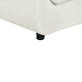 thumbnail image 4 of Christopher Knight Home 98.5" Curved Contemporary 3-Seat Sofa with Upholstered Plush Seating, Beige, 4 of 10
