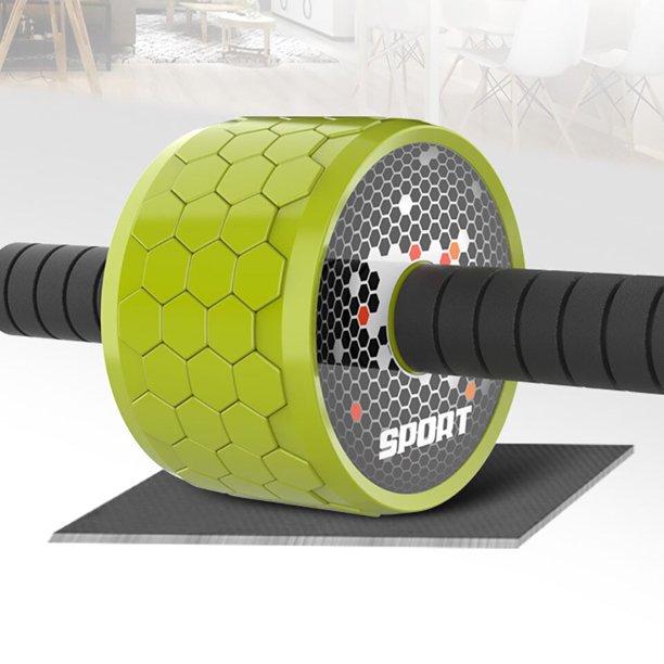 GOBYGO-rueda muscular Abdominal para el hogar, equipo de polea de Fitness, reducción de barriga, rueda de entrenamiento silenciosa gigante Fivean unisex