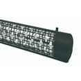 thumbnail image 3 of Eurofase Heating - 6000 Watt Electric Infrared Dual Element Heater-240 Voltage-Black Finish-Brix Decorative Fascia, 3 of 8
