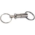 thumbnail image 1 of Steel Pull Apart Plastic Key Ring - Pack of 50, 1 of 1