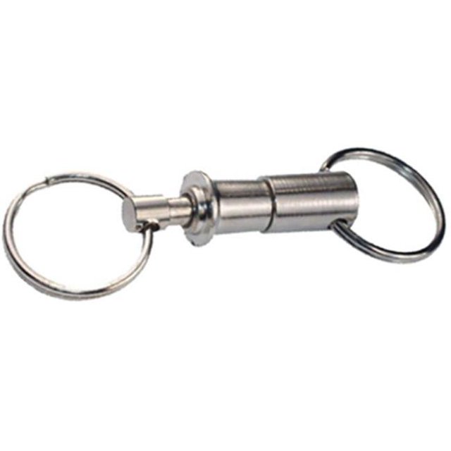Steel Pull Apart Plastic Key Ring - Pack of 50
