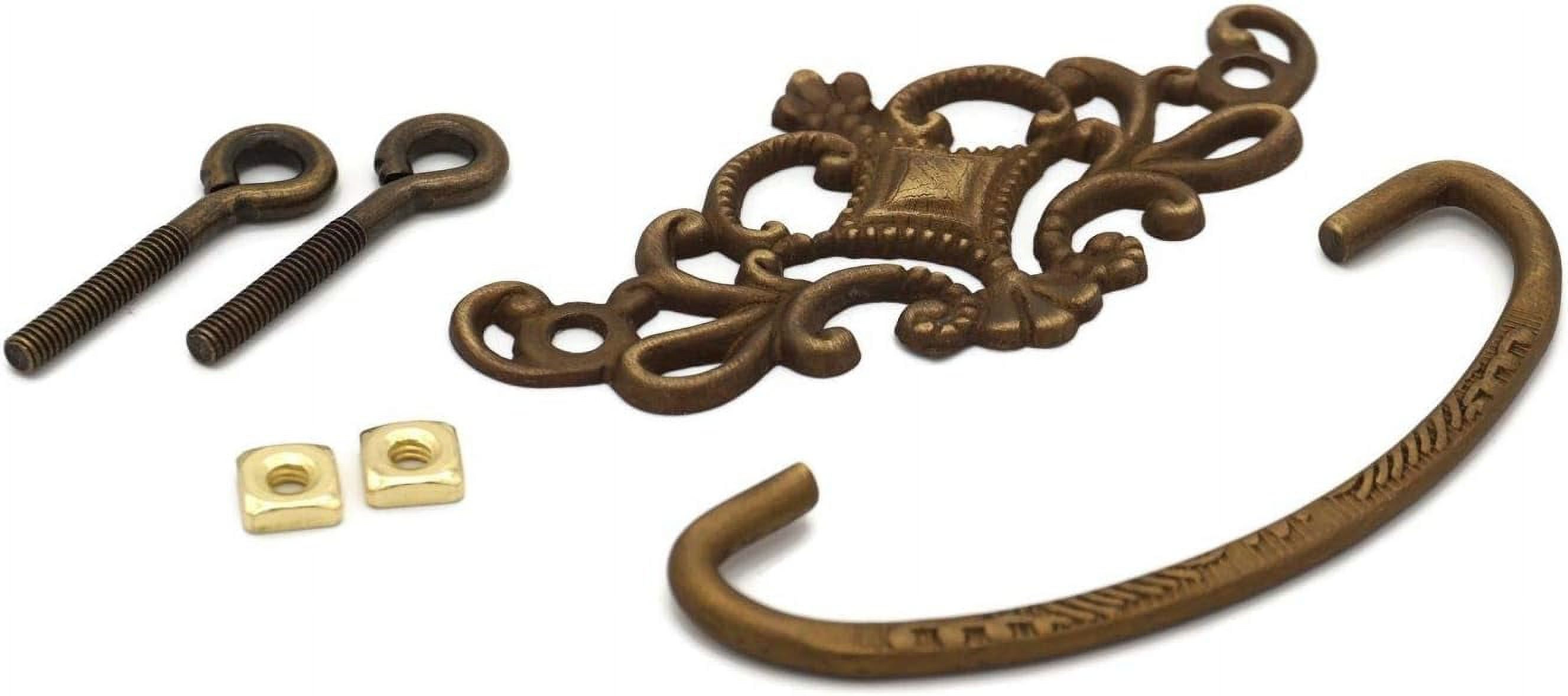 Victorian Drawer Pull - Antique Furniture Drawer Pull - Solid Cast Brass, Antiqued - Colonial Cabinet Pull - Early Furniture Pull - Excellant Reproduction of an Antique Original