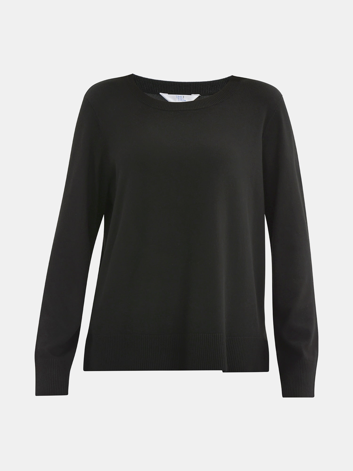 Time and Tru Women’s Fine Gauge Pullover Sweater, Lightweight, Sizes XS-XXXL