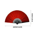 thumbnail image 3 of Ycandiee Folding Fan, Fan for Performance and Hand Use, Big Foldable Clacking Fans for Dancing, Performance, 3 of 5