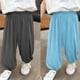 thumbnail image 3 of Odeerbi 2-12 Años Niños Niñas 2 Pcs Modal Sweatpants Entrenamiento de Verano Deportes Jogger Pantalones Respirables Joggers Casuales Sueltos, 3 of 4