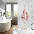 thumbnail image 2 of Yayeee 2 Pack Hand Towels for Bathroom 100% Cotton 16" x 28" Soft Absorbent Kitchen Towel, Pink Cartoon Halloween, 2 of 7
