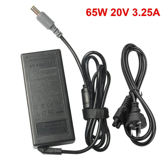 65W 3.25A AC Adapter Laptop Charger for Lenovo Thinkpad T400 T410 T420 T420s T500 T520 T530 E545 T61 X140e X230; X220 X230t X300 X60 S230u T400 T410 T420 T420s T500 SL5 Power Supply Cord