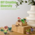 thumbnail image 5 of 9 Pieces Succulent Plants Needle Felting Kit, Wool Felting Kit with Pad, Finger Cots, Needle, Wooden Felting Tool, Instruction, Needle Felt Start Kit Supplies for Beginners Adult DIY Decor, 5 of 7