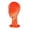 orange, variant on EHJRE Female Head Mannquin Hat Display Mannequin Head Professional Display Styling Velvet Head Dress Form for Halloween Hat Headset yellow