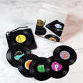 thumbnail image 4 of Drink Coasters Set of 6 Vintage CD Coasters Vinyl Records for Music Lovers, Housewarming Hostess Gifts Style 1, 4 of 6